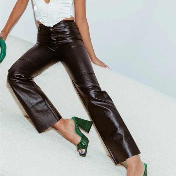 PRINCESS POLLY Macey Pants Black - Picture 5 of 8